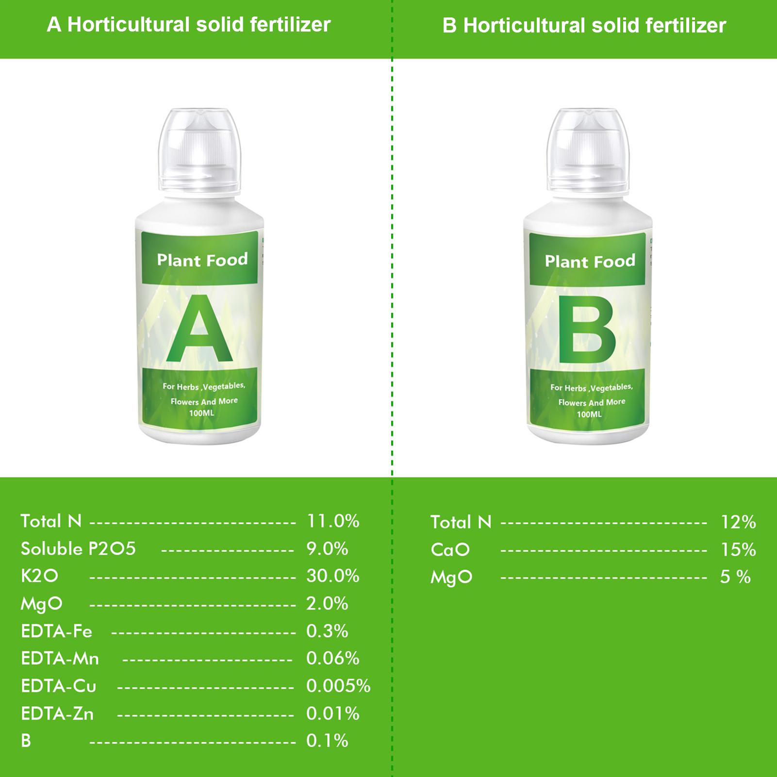 Hydroponic Nutrients Fertilize - Nutrient Solution Ab 评论和价格